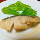 鱈の胡麻レンジ焼き☆万願寺唐辛子添え